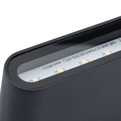 Aplique LED para exterior FLOW LED/6W/230V IP54 negro