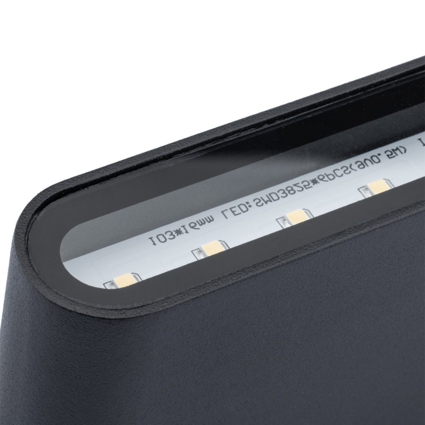 Aplique LED para exterior FLOW LED/6W/230V IP54 negro