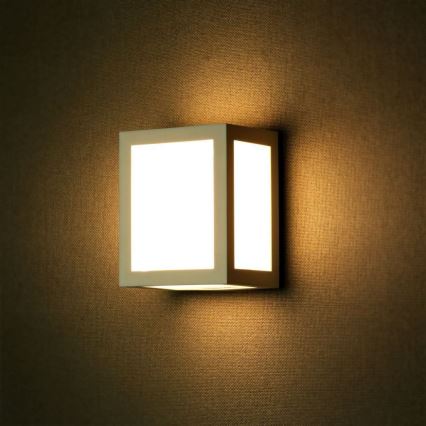 Aplique LED para exterior LED/12W/230V IP65 4000K blanco
