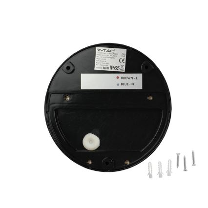Aplique LED para exterior LED/3W/230V 4000K IP65 negro