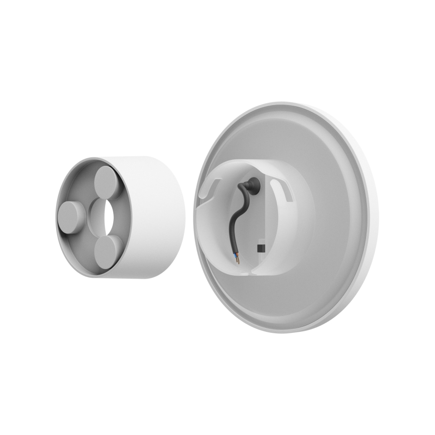 Aplique LED para exterior PIATTA LED/12W/230V 3000/4000/6000K diá. 18 cm IP44 blanco
