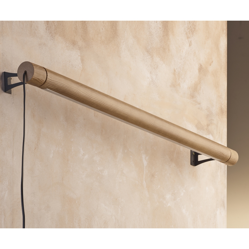 Aplique LED ROLLO LED/30W/230V madera