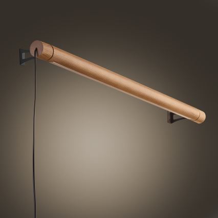 Aplique LED ROLLO LED/30W/230V madera