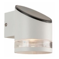 Aplique LED solar con sensor LED/1W/3,7V IP54 3000K 1200 mAh blanco