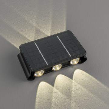 Aplique LED solar con sensor LED/2W/5V IP54 1300 mAh