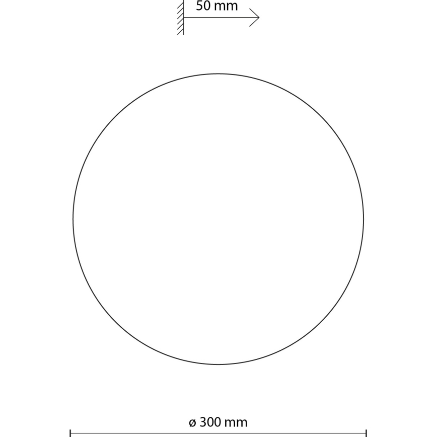 Aplique LUNA 3xG9/8W/230V diá. 30 cm beige