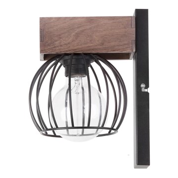 Aplique MILAN 1xE27/60W/230V madera
