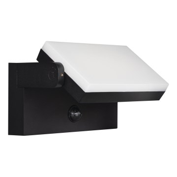 Aplique mural LED para exterior con sensores de movimiento y crepúsculo XERTO LED/20W/230V 3000/4000/6500K IP44 negro