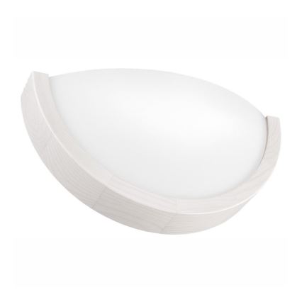 Aplique NATURAL SLIM 1xE27/60W/230V pino/blanco