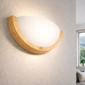 Aplique NATURAL SLIM 1xE27/60W/230V pino