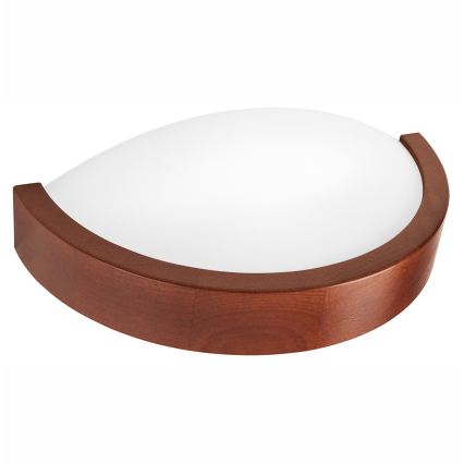 Aplique NATURAL SLIM 1xE27/60W/230V pino/marrón
