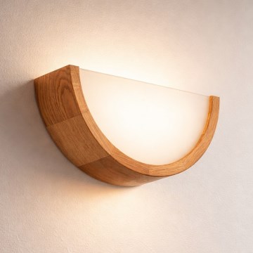 Aplique OAK 1xE27/60W/230V roble