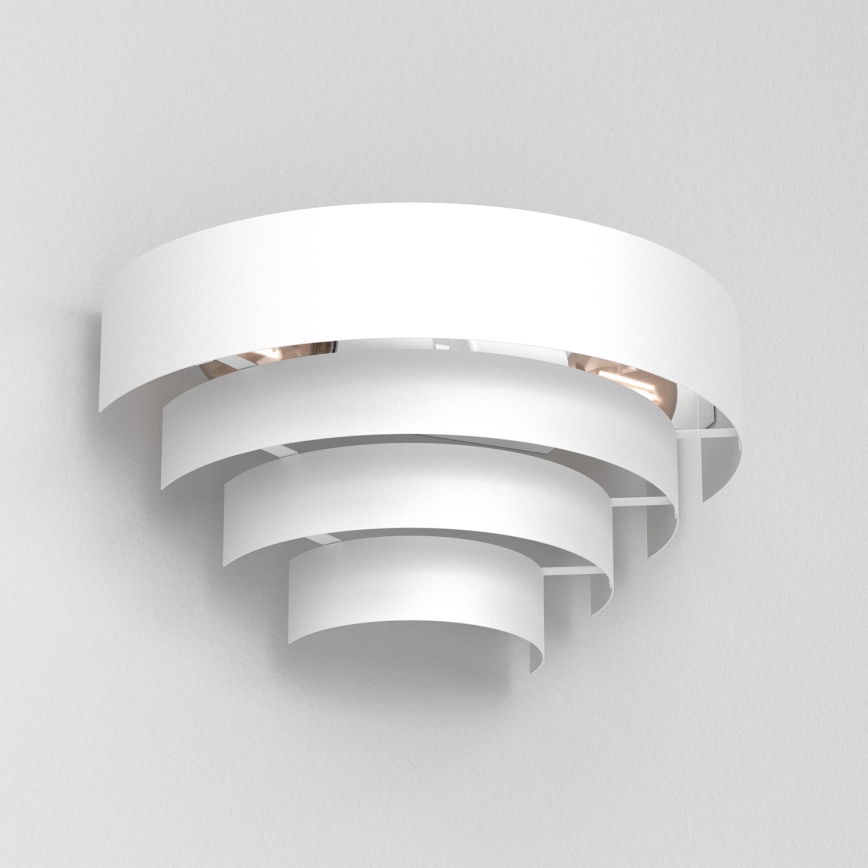 Aplique RINGS 2xE27/15W/230V blanco