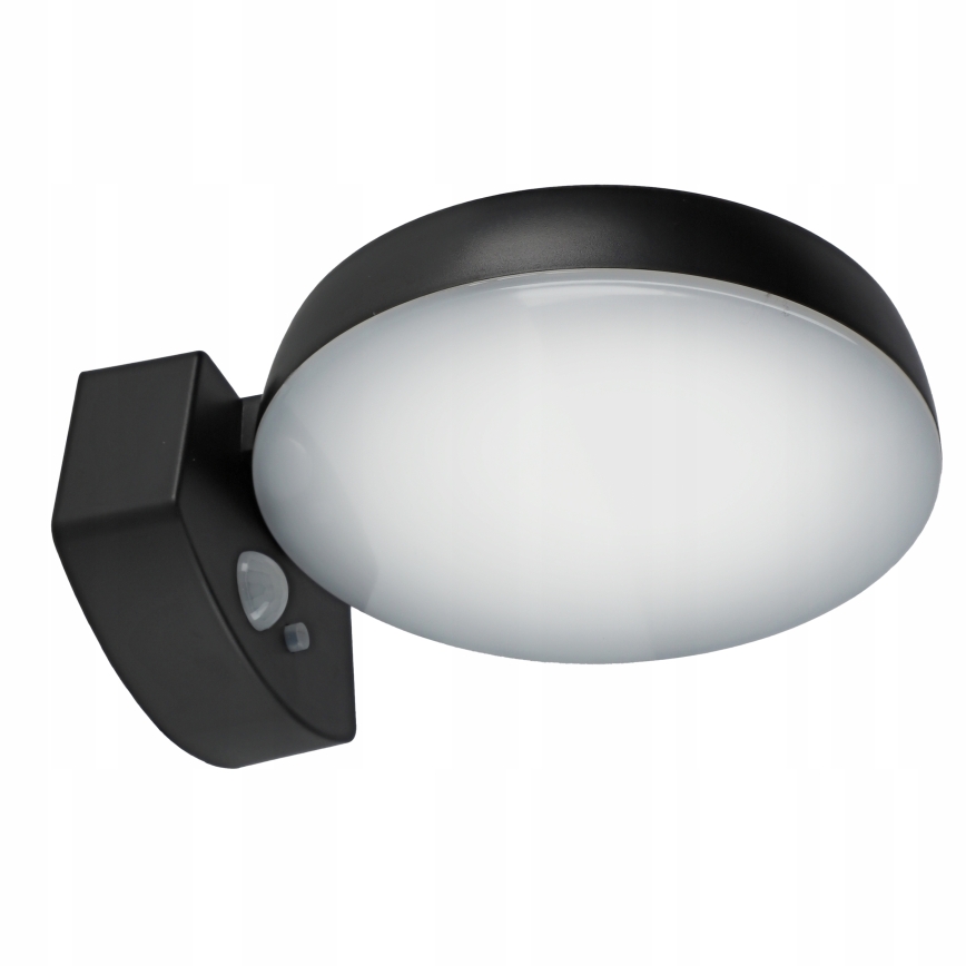 Aplique solar de pared LED regulable con sensor LED/3W/3,7V 1800 mAh IP54 negro