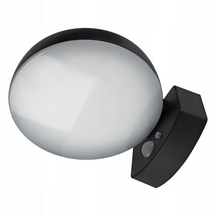 Aplique solar de pared LED regulable con sensor LED/3W/3,7V 1800 mAh IP54 negro