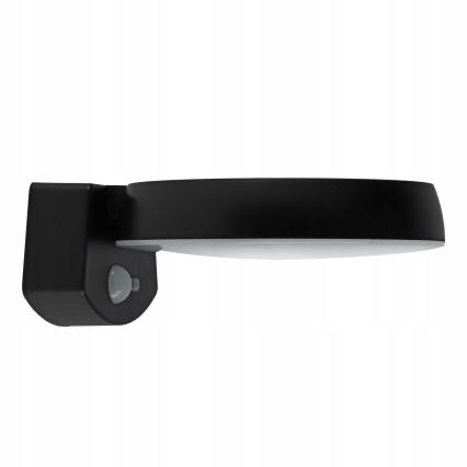 Aplique solar de pared LED regulable con sensor LED/3W/3,7V 1800 mAh IP54 negro