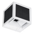 Aplique solar de pared LED con sensor 9W/3,7V 3000/4000/6000K IP65 2600 mAh blanco