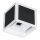 Aplique solar de pared LED con sensor 9W/3,7V 3000/4000/6000K IP65 2600 mAh blanco