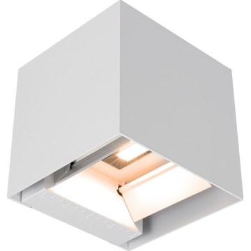 Aplique solar de pared LED con sensor, 9W/5V, 3000/4000/5000K, IP65, 2600 mAh, blanco