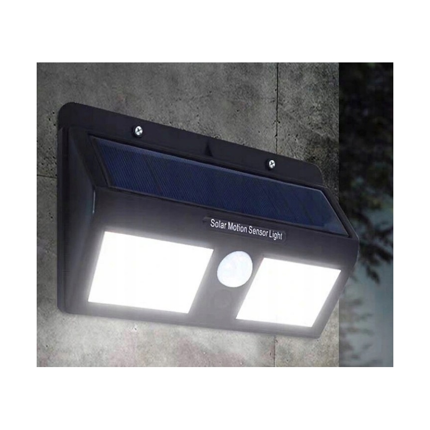 Aplique solar de pared LED con sensor LED/1,2W/3,7V 1200 mAh IP44