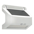 Aplique solar LED con sensor SOLTO LED/6W/3,7V 4000K IP54 2400 mAh blanco