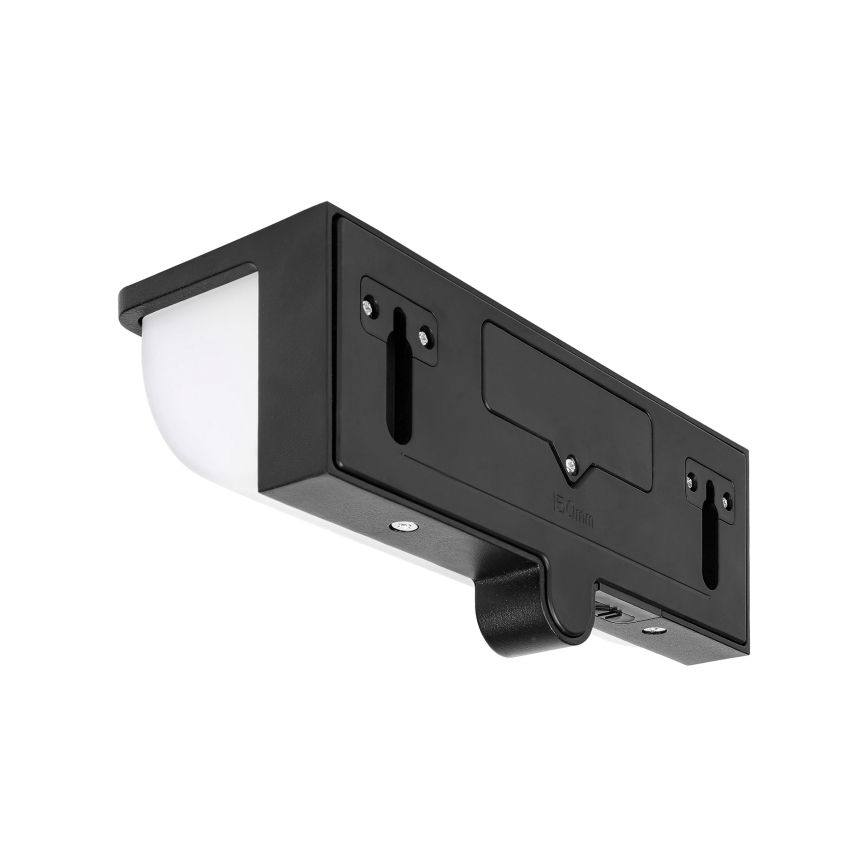 Aplique solar LED de pared con sensor de movimiento y de crepúsculo LED/3W/3,7V IP54 1500 mAh negro