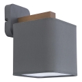 Aplique TORA 1xE27/15W/230V gris