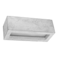 Aplique VEGA 1xE27/60W/230V 30 cm concreto