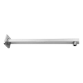 Aqualine - Brazo de ducha cuadrado 40,4 cm cromo brillante