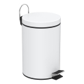Aqualine - Cubo de basura SIMPLE LINE 3 l blanco mate