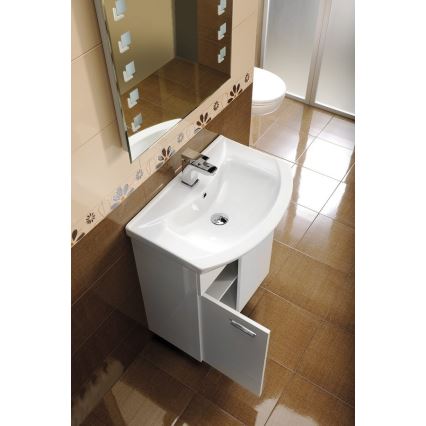 Aqualine - Lavabo encastrado ZERO 75x48,5 cm cerámica/blanco