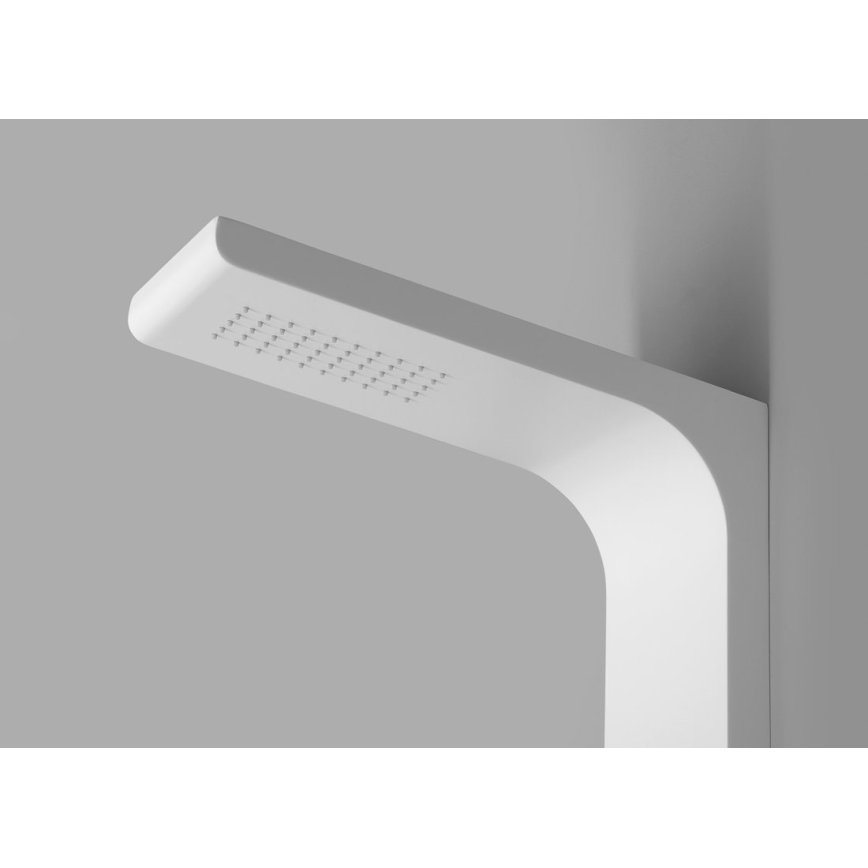 Aqualine - Panel de ducha YUKI blanco mate