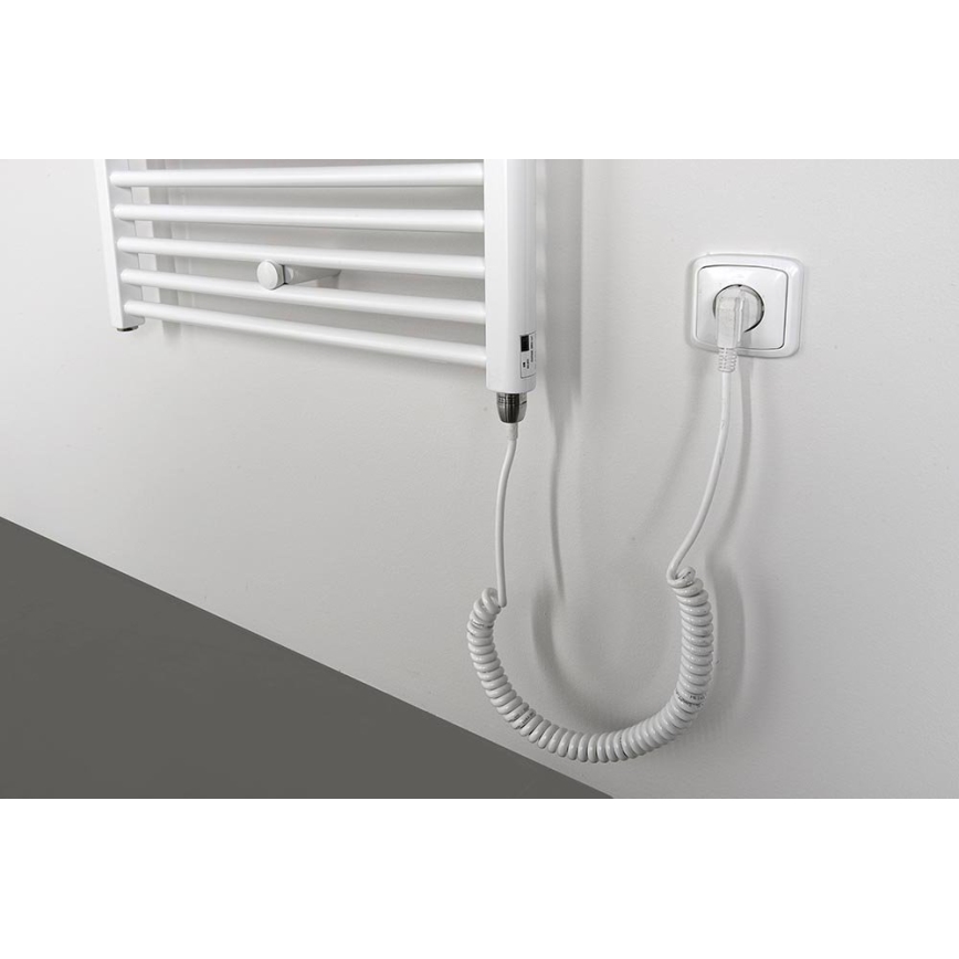 Aqualine - Radiador eléctrico para baño DIRECT-E 300W 96x45 cm blanco