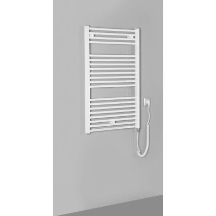 Aqualine - Radiador eléctrico para baño DIRECT-E 400 W, 96 x 60 cm, blanco