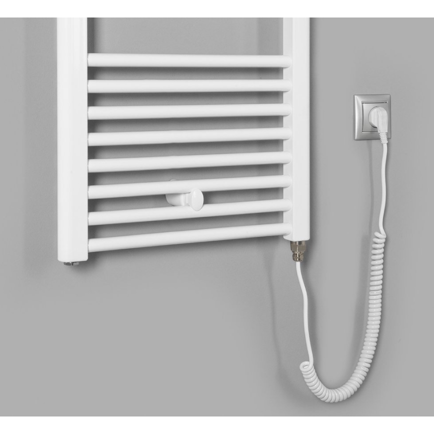Aqualine - Radiador eléctrico para baño DIRECT-E 400 W, 96 x 60 cm, blanco