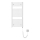 Aqualine - Radiador eléctrico para baño ORBIT-E 300W 96x45 cm blanco redondo