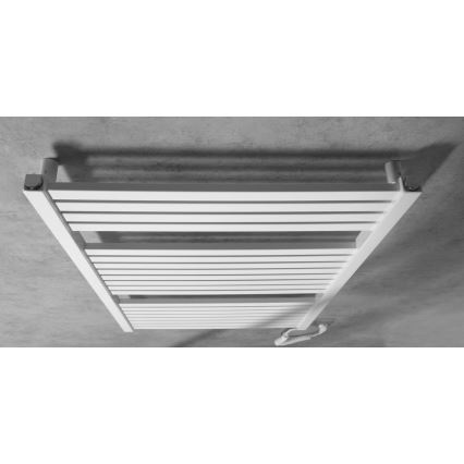 Aqualine - Radiador eléctrico para baño TONDI-E 400W 97x60 cm blanco