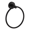 Aqualine - Toallero de pared SAMBA diá. 15,5 cm negro