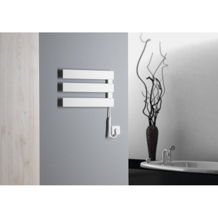 Aqualine - Toallero eléctrico ELVIS 50W 46x34 cm blanco