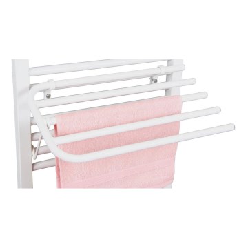 Aqualine - Toallero para elemento calefactor 60 cm blanco
