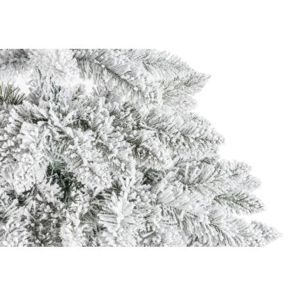 Árbol de Navidad en un tronco NATURAL WITH SNOW 180 cm pícea