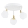 Argon 1434 - Plafón para baño LATINA 3xE14/7W/230V IP44 blanco/dorado