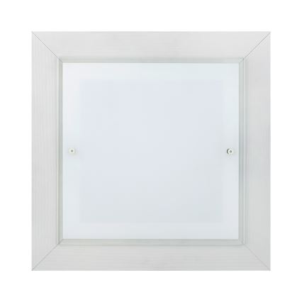 Argon 1865 - Lámpara de techo TABOR 4xE27/15W/230V 42x42 cm blanca