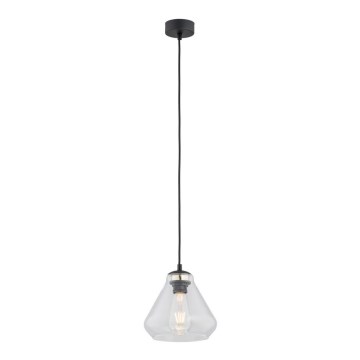 Argon 4047 - Lámpara colgante DECORATO 1xE27/15W/230V negro