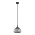 Argon 4333 - Lámpara colgante con cable TRINI 1xE27/15W/230V diámetro 20 cm negro
