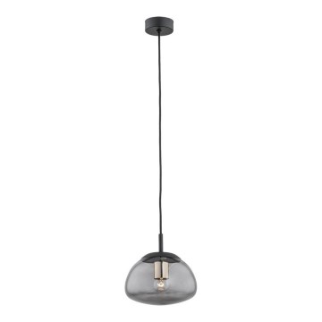 Argon 4333 - Lámpara colgante con cable TRINI 1xE27/15W/230V diámetro 20 cm negro