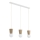 Argon 6357 - Lámpara colgante para baño con cable VOLANTE 3xG9/6W/230V IP44 beige