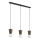 Argon 6358 - Lámpara colgante para baño VOLANTE con cable, 3xG9/6W/230V, IP44, marrón