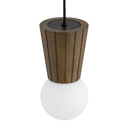 Argon 6358 - Lámpara colgante para baño VOLANTE con cable, 3xG9/6W/230V, IP44, marrón