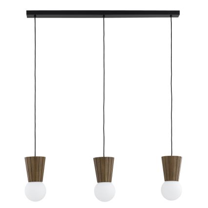 Argon 6358 - Lámpara colgante para baño VOLANTE con cable, 3xG9/6W/230V, IP44, marrón